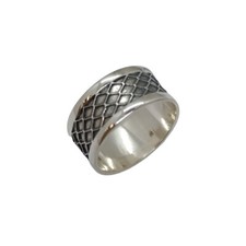 925 Silver Mens Ring Band
