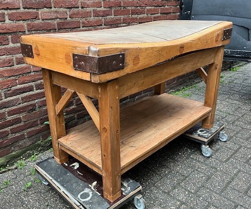 Antike metzger block - antike, metzger-block
