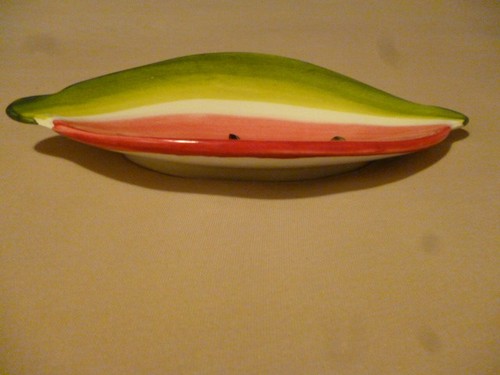 Keramik schale motiv melone - keramik,