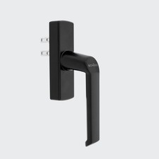 Schüco 214816 Getriebegriff Fenstergriff RAL 9005 Tiefschwarz