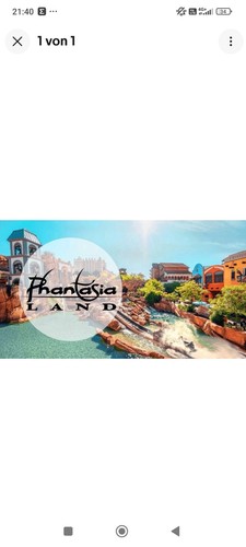 Phantasialand tagestickets - 5x,