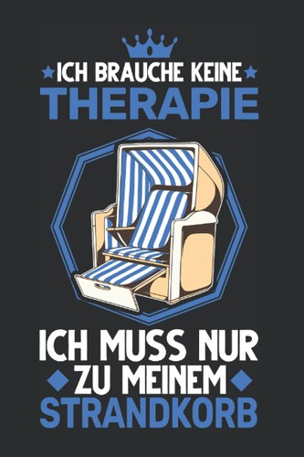 Strandkorb notizbuch therapie - notizbuch:,