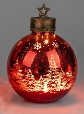 Beleuchtete Weihnachtskugel