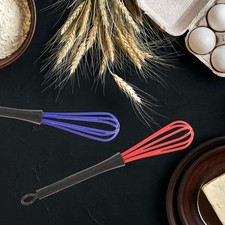  5 Pcs Mini Rubber Whisk Schneebesen Kunststoff Klein Bunt Farbmischer
