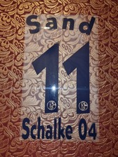 FC Schalke 04 Ebbe Sand 11 blau Flock Beflockung für Trikot Spielertrikot z0211