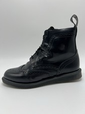 Dr. Martens Delphine Smooth Leder Unisex Stiefel Schnürschuhe Gr. 41