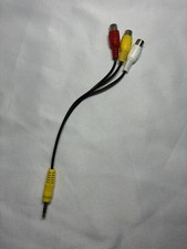 -Adapterkabel 3,5 mm Klinke auf 3× Cinch (Audio/Video)