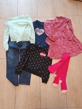 Kleiderset Mädchen - Größe 134/140 - Herbst Winter - Kleiderpaket Set -6 teillig