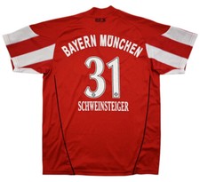 Adidas 2010-11 BAYERN MUNCHEN  *SCHWEINSTEIGER* SHIRT TRIKOT L. KINDER