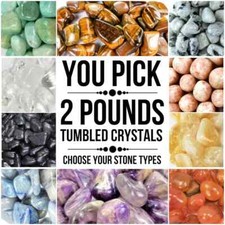 2 Lbs Tumbled Crystals ( You