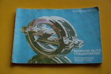 Betriebsanleitung Bedford Blitz Transporter Opel GM aus 1979
