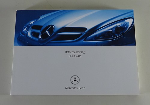 Betriebsanleitung mercedes slk - mercedes,