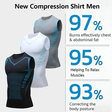 Herren Unterhemd Shapewear
