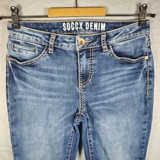 Soccx Jeans Damen Capri Hose