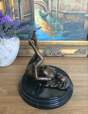 Bronzefigur jungfrau bronze - bronzefigur,