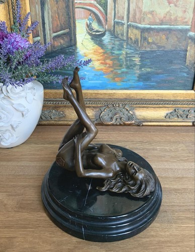 Bronzefigur jungfrau bronze - jungfrau,