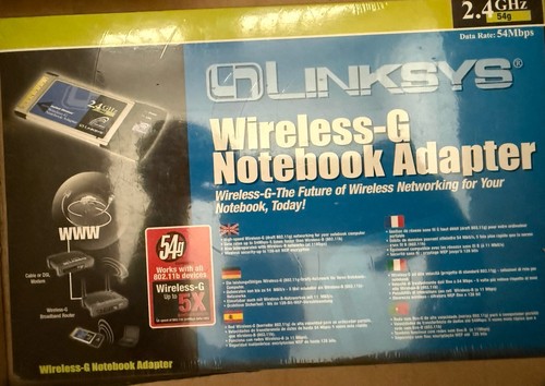 Linksys wireless notebook - wireless-g,