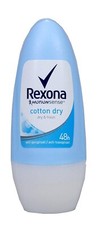 Rexona Women Deo Roll-on Cotton Dry Body Responsive, 3er Pack