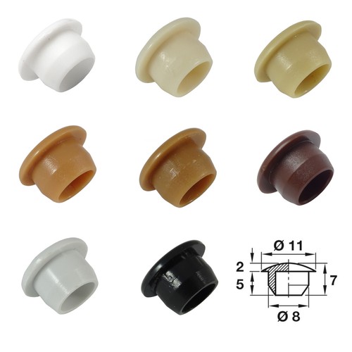 8mm kunststoff abdeckkappen - *,