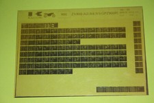 original Microfiche Kawasaki GPZ900R ZX900A Bj. 86-88 Explosionszeichnung