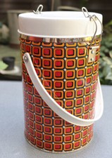 Eisbombe DDR, Thermobehälter, Metallmantel Höhe 27 cm, 2 Liter, XL