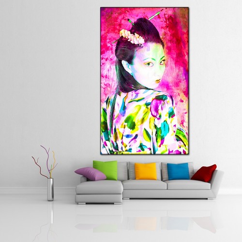 Leinwand bild xxl pop art - leinwand,