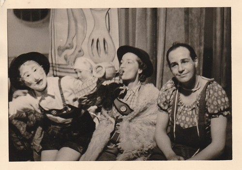 Foto vintage personen karneval - personen,