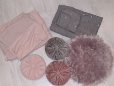 Bettwäsche set rosa - rosa, grau