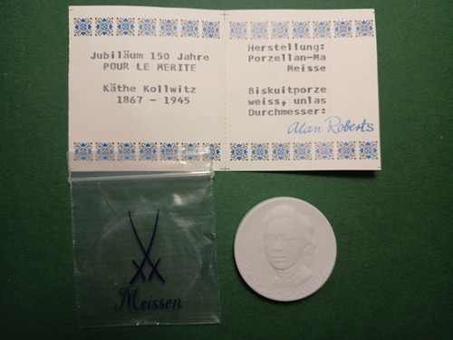 Medaille porzellan meissen - medaille,