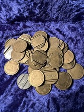 Messing Münzmarken Telefon