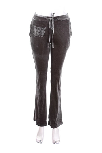 Shein jogger hose samt grau - shein, xs