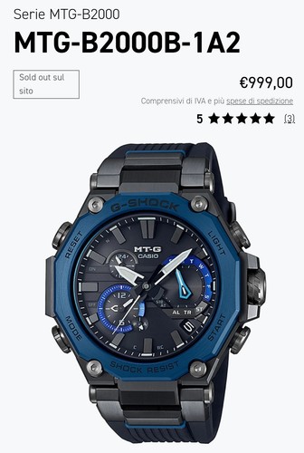 Casio shock mtg b2000b 1a2 - g-shock, mtg-b2000b-1a2