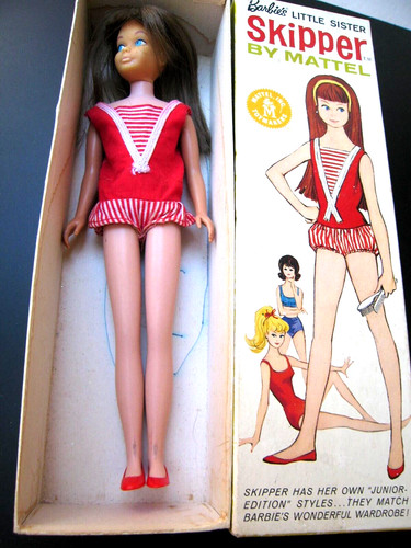 1963 barbie skipper brunette - 1963,
