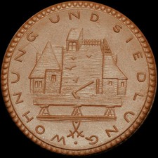 DRESDEN: Medaille 1925. JAHRESSCHAU DEUTSCHER ARBEIT - WOHNUNG & SIEDLUNG.