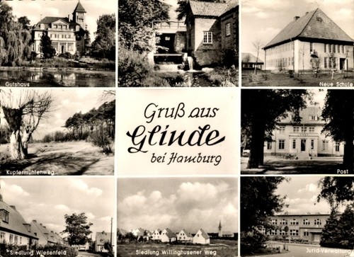 Glinde schleswig holstein - ak,