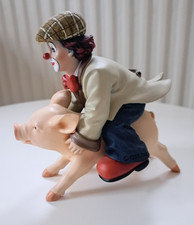 Gilde Clowns "Glücksritter mit Peitsche" Artikelnr. 35923 - Vitrinenstück