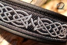 Hundehalsband Leder Schwarz