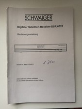 Bedienungsanleitung Schwaiger Sat-Receiver DSR 6020