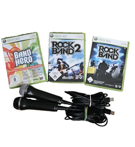 Microsoft xbox 360 rock band - xbox, |