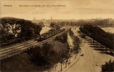 Ak Hamburg Mitte Neustadt, Dammtor, Bahndamm und Straße,... - 11246245