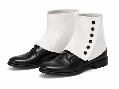 Spats weiß schwarz - spats,