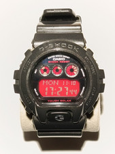 Casio G-SHOCK G-6900CC Tough Solar (3180) - Schwarz / Rot - Funktioniert
