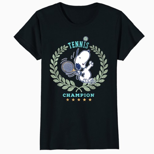 Peanuts snoopy tennis beagle - snoopy,