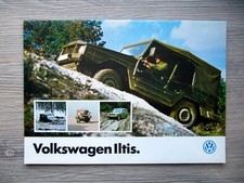 Volkswagen Iltis Prospekt 1980 VW Militär Version Bundeswehr Heer 181 Kübelwagen