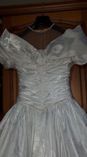 VINTAGE 90er BRAUTKLEID MIT