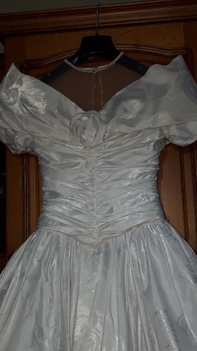 Vintage 90er brautkleid mit - vintage,
