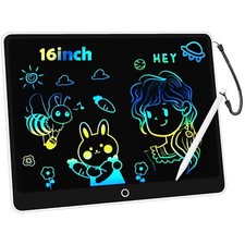 LCD Schreibtafel Kinder, 16 Zoll, farbig, Magische Tafel,  Tablet, Geschenk