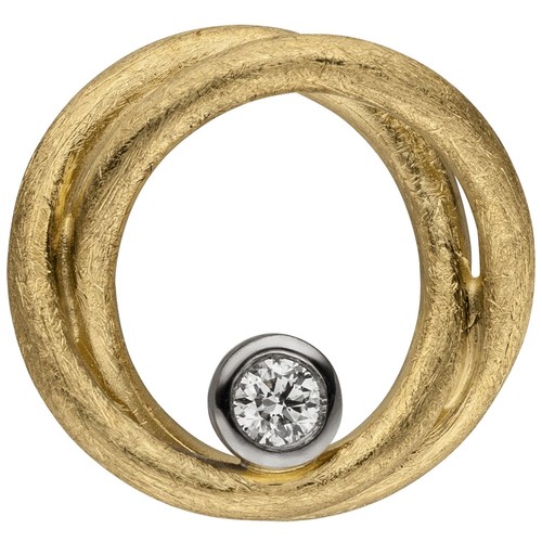 Anhänger rund 585 - , gold