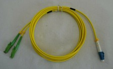 Glasfaser LWL Patchkabel E2000-LC Stecker, Fiber Cable, SM 0657A2 LSZH HY, 3m