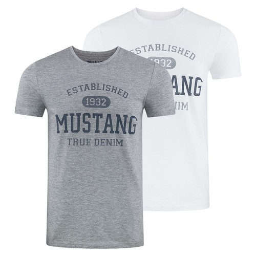 Mustang herren shirt basic - mustang, t-shirt